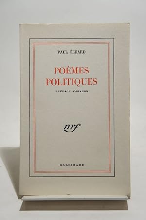 Image du vendeur pour Pomes politiques. Prface d'Aragon. mis en vente par L'Ancienne Librairie