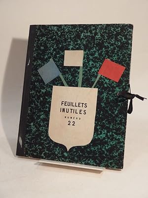 Bild des Verkufers fr Feuillets inutiles, numro 22. Pomes indits [.]. Pages indites de Jacquest Maret [.]. zum Verkauf von L'Ancienne Librairie