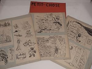 Seller image for Clich�s d'imprimerie sur papier de Le Petit Chose d'Alphonse Daudet, illustr� par Andr� Collot. for sale by L'Ancienne Librairie