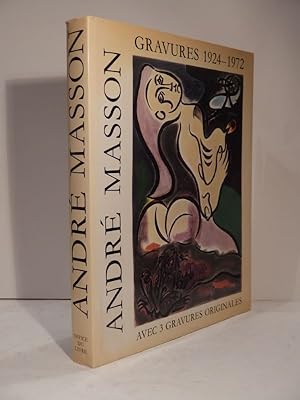 Image du vendeur pour Andr Masson. Gravures 1924-1972. Avec 3 gravures originales. mis en vente par L'Ancienne Librairie