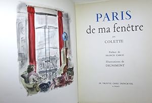Seller image for Paris de ma fentre for sale by L'Ancienne Librairie