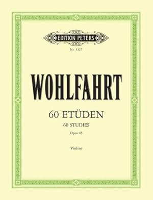 Seller image for 60 Etden fr Violine solo op. 45 for sale by BuchWeltWeit Ludwig Meier e.K.