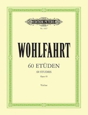 Seller image for 60 Etden fr Violine solo op. 45 for sale by Rheinberg-Buch Andreas Meier eK