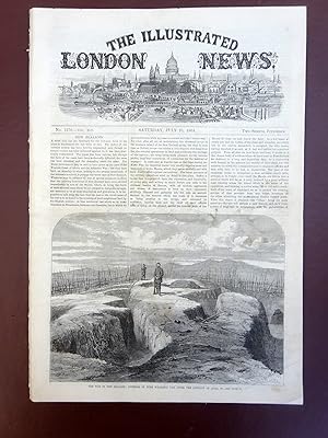 The Illustrated London News July 23, 1864. (inc The War in New Zealand, Tauranga Harbour & Puke W...