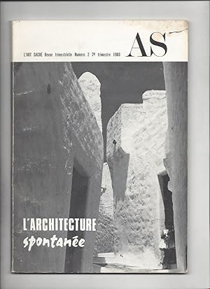 L'art sacre revue trimestrielle n°2 2e trimestre 1969 l'architecture spontanee