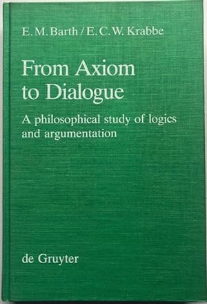 Imagen del vendedor de From axiom to dialogue. A philosophical study of logics and argumentation. a la venta por Antiquariat Lohmann
