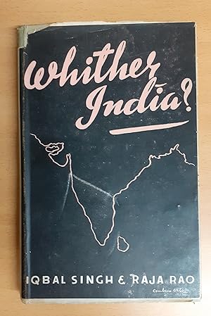 Seller image for Whither India? (Socio-politico analyses) for sale by Scarthin Books ABA, ILAB.
