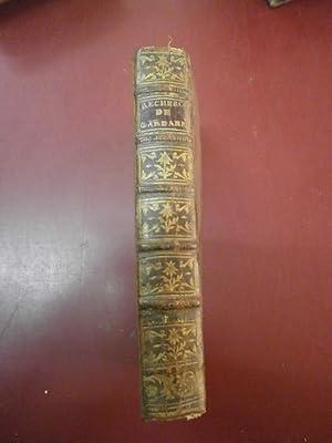 J. J. Gardane : Recherches pratiques sur les différentes manières de traiter les maladies vénérie...