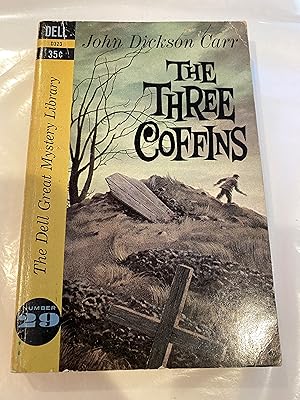 Seller image for THE THREE COFFINS the dell great mystery library for sale by Happy Heroes