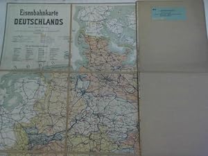 Eisenbahnkarte Deutschland Stand 1940, mit RBD, Wehrkreisen und Trsp. Kdtr. 1940