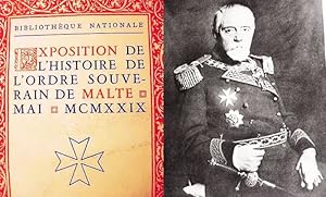 Bibliotheque Nationale / Exposition / De L'Histoire / De / L'Ordre Souverain De Malte / Au Benefi...