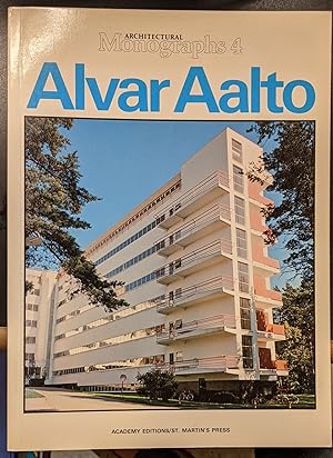 Seller image for Alvar Aalto (Architectural Monographs 4) for sale by Moe's Books