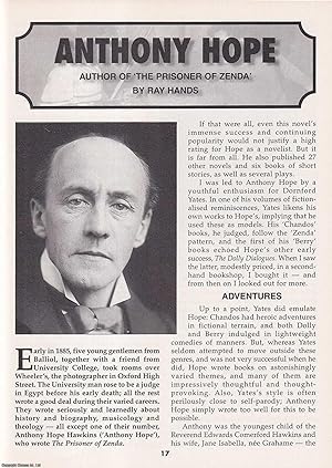 Seller image for Anthony Hope. Author of The Prisoner of Zenda. This is an original article separated from an issue of The Book & Magazine Collector publication, 2001. for sale by Cosmo Books