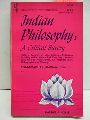 Indian Philosophy: A Critical Survey