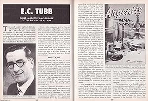 Imagen del vendedor de E.C. Tubb. Prolific Science Fiction author. This is an original article separated from an issue of The Book & Magazine Collector publication, 1999. a la venta por Cosmo Books