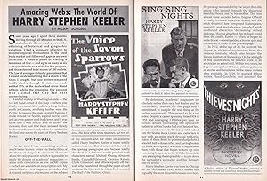 Seller image for The World of Harry Stephen Keeler. This is an original article separated from an issue of The Book & Magazine Collector publication, 2000. for sale by Cosmo Books