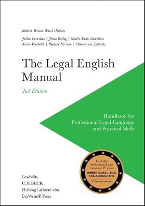 Seller image for The Legal English Manual for sale by BuchWeltWeit Ludwig Meier e.K.