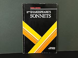 Imagen del vendedor de York Notes on William Shakespeare's Sonnets a la venta por Bookwood