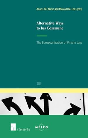 Immagine del venditore per Alternative Ways to Ius Commune : The Europeanisation of Private Law venduto da GreatBookPrices
