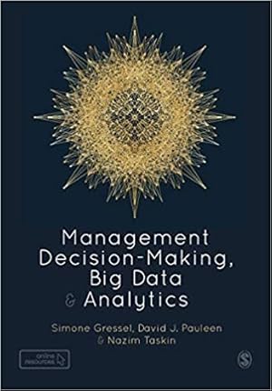 Seller image for Management Decision-Making, Big Data & Analytics for sale by GreatBookPricesUK