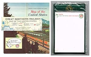 Great Northern Railway Map of the United States * together with * Great Northern Railway Promotio...