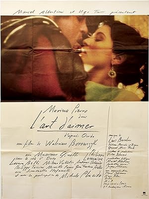 Bild des Verkufers fr Art of Love [L'art d'aimer] (Original French poster from the 1983 film) zum Verkauf von Royal Books, Inc., ABAA