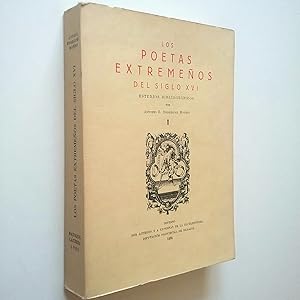 Imagen del vendedor de Los poetas extremeos del siglo XVI. Estudios bibliogrficos (Edicin facsmil de la de 1935) a la venta por MAUTALOS LIBRERA