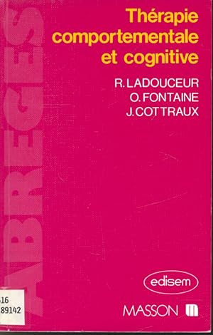 Seller image for Thrapie comportementale et cognitive for sale by Librairie Le Nord