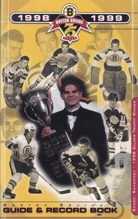 1998-1999 Boston Bruins Guide and Record Book