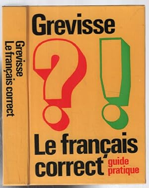 Le francais correct (guide pratique)