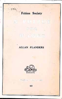 Bild des Verkufers fr A policy for wages (Fabian tract series;no.281) zum Verkauf von Kennys Bookshop and Art Galleries Ltd.