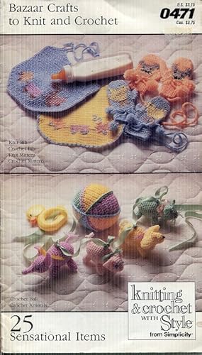 Bild des Verkufers fr Bazaar Crfts to Knit and Crochet #0471 zum Verkauf von The Book Faerie