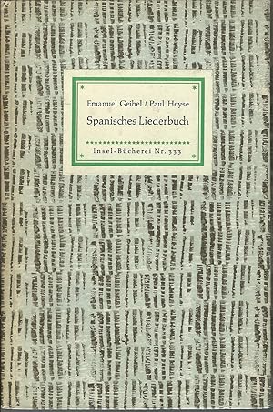 Imagen del vendedor de Spanisches Liederbuch a la venta por MyLibraryMarket