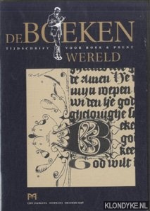 Bild des Verkufers fr De Boekenwereld. Tijdschrift voor boek en prent - Jaargang 13 (5 nummers, compleet) zum Verkauf von Klondyke