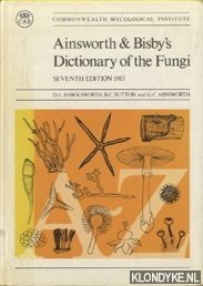 Image du vendeur pour Ainsworth and Bisby's Dictionary of the Fungi (Including the Lichens) - Seventh edition 1983 mis en vente par Klondyke