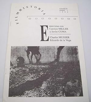 Seller image for Social Roles/Political Responsibilities: Jean Renoir's Search for Artistic Integrity 1928-1939 (Filmhistoria Volume IV, Numero 1, 1994) for sale by Easy Chair Books