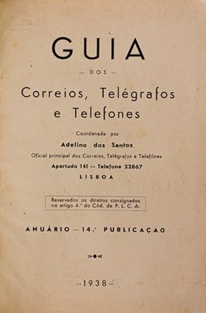 GUIA DOS CORREIOS, TELÉGRAFOS E TELEFONES.