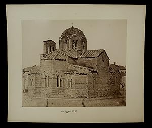 Bild des Verkufers fr Hs. beschriftet: Alte Byzant. Kirche. Originalfotografie (21,3x25,7 cm), Albumin-Abzug, montiert auf Kartontrger (28,8x33,8 cm). zum Verkauf von Biblion Antiquariat