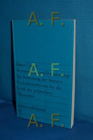 Seller image for Wertstruktur und Preisstruktur : d. Bedeutung d. linearen Produktionstheorie fr d. Kritik d. polit. konomie. for sale by Antiquarische Fundgrube e.U.