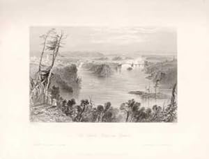 Seller image for The Ottawa River at Bytown. (B&W engraving). for sale by Wittenborn Art Books