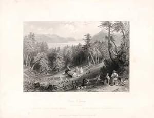 Davis Clearing. (B&W engraving).