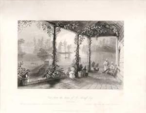 View from the house of R. Shirreff, Esq. (B&W engraving).