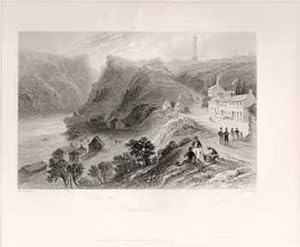 Queenston. (B&W engraving).