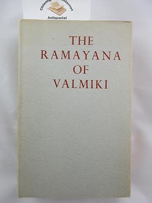 The Ramayana Of Valmiki. VOLUME III - Yuddha Kanda Uttara Kanda. Translated by Hari Prasad Shastri.