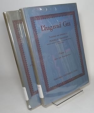 Bild des Verkufers fr Bhagavad Gita, translated and interpreted (complete in two volumes) zum Verkauf von COLLINS BOOKS