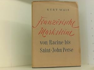 Bild des Verkufers fr Franzsische Marksteine von Racine bis Saint-John Perse zum Verkauf von Book Broker