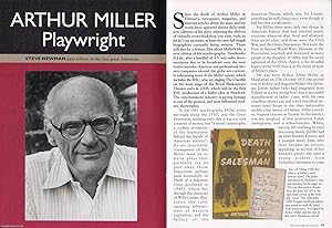 Immagine del venditore per Arthur Miller. Playwright. This is an original article separated from an issue of The Book & Magazine Collector publication, 2005. venduto da Cosmo Books