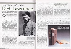 Immagine del venditore per Lady Chatterley's Author. D. H. Lawrence. This is an original article separated from an issue of The Book & Magazine Collector publication, 2005. venduto da Cosmo Books