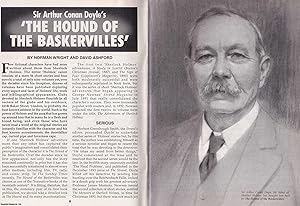 Imagen del vendedor de Sir Arthur Conan Doyle's The Hound of The Baskervilles. This is an original article separated from an issue of The Book & Magazine Collector publication, 2002. a la venta por Cosmo Books