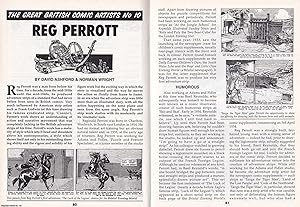 Seller image for Reg Perrott : The Great British Comic Artist. This is an original article separated from an issue of The Book & Magazine Collector publication, 2003. for sale by Cosmo Books